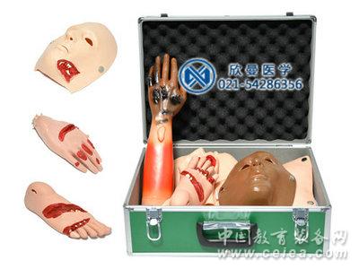 與高級綜合急救護理訓練模擬人配套使用的創傷模塊套裝